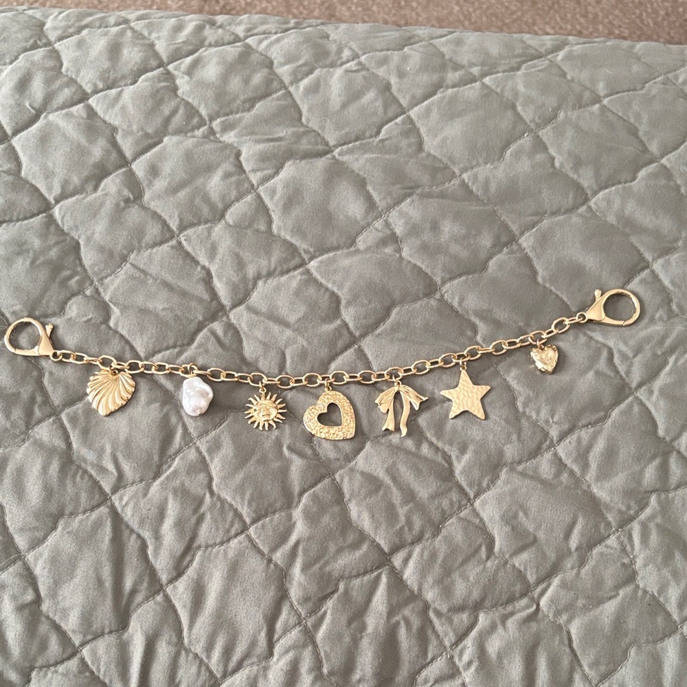 American Eagle Outfitters Gold bag charm